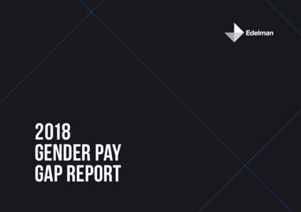 2018 Gender Pay Gap Report introduction