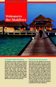 ©Lonely Planet Publications Pty Ltd  Welcome to the Maldives