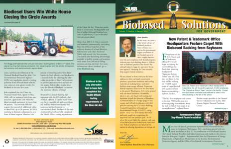 Biodiesel Users Win White House Closing the Circle Awards (continued from page 6) photo credit: Fort Bragg  of the Clean Air Act. Those test results