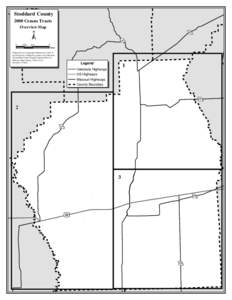 Stoddard County 2000 Census Tracts Overview Map