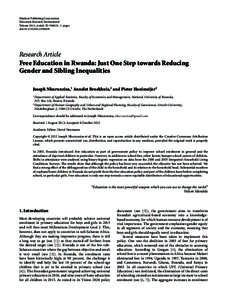 Hindawi Publishing Corporation Education Research International Volume 2012, Article ID[removed], 11 pages doi:[removed][removed]Research Article