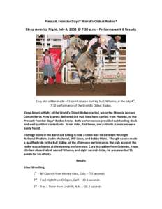 Bull riding / Rodeos / Tuff Hedeman / Rodeo / Bareback riding / Saddle bronc and bareback riding