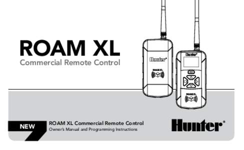 ROAM XL  Commercial Remote Control NEW