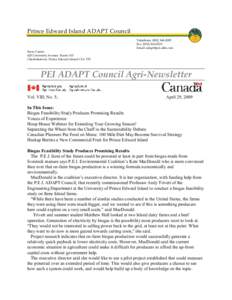 Prince Edward Island ADAPT Council Telephone: ([removed]Fax: ([removed]Email: [removed] Farm Centre 420 University Avenue Room 103