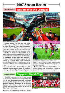 Triumph for Antlers manager Oswaldo Oliveira.  Kashima Antlers won their last nine league