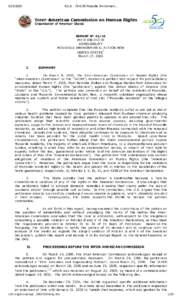 [removed]U.S.A. - P242-05 Mossville Environment… REPORT Nº 43/10 PETITION[removed]