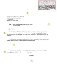 For help in completing this letter, click on the yellow question marks or 