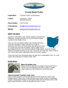 Microsoft Word - Trumbull County Media Profile