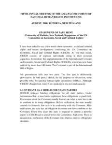 International relations / Economic /  social and cultural rights / International Covenant on Economic /  Social and Cultural Rights / Right to housing / International Bill of Human Rights / Right to health / Committee on Economic /  Social and Cultural Rights / ESCR / Right to an adequate standard of living / Human rights / Human rights instruments / United Nations