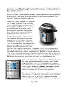 Microsoft Word - InstantPot-Smartcooker-news-release.docx