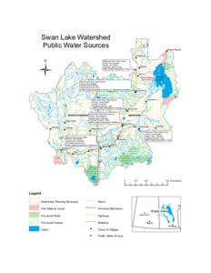 Swan Lake Watershed Public Water Sources 