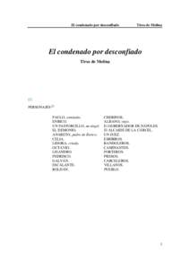 Microsoft Word - Molina, Tirso de - Condeando por desconfiado, El.doc