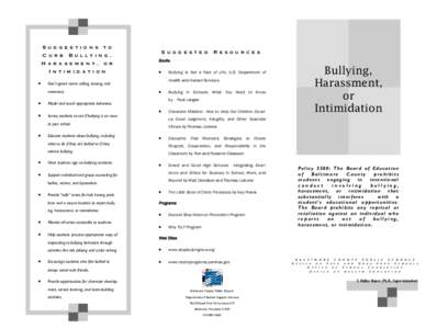 bullying harassment  intimidation brochure (Read-Only)