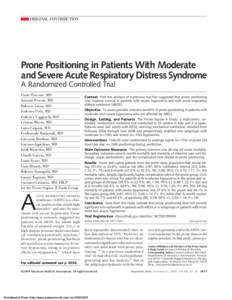 Acute respiratory distress syndrome / Mechanical ventilation / Positive end-expiratory pressure / Hypoxemia / Respiratory failure / Sepsis / SAPS II / Medicine / Intensive care medicine / Acute lung injury