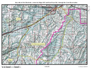 Day ride to Fort Rockvale , return by Edgar MT and East Pryor Rd. through the Crow Reservation  