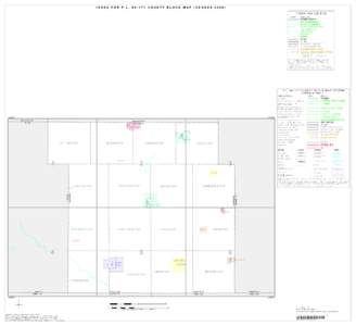 INDEX FOR P.L[removed]COUNTY BLOCK MAP (CENSUS[removed]INDEX MAP LEGEND SYMBOL NAME STYLE