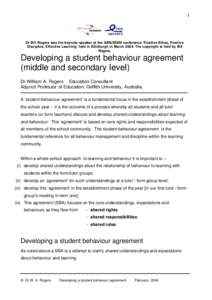 Positive Discipline / Teacher / School discipline / Learning styles / Classroom management / Assertive discipline / Education / Educational psychology / Parenting