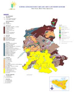 SCHEMA GEOLOGICO DELL’AREA DEL ROCCA DI CERERE GEOPARK Mario Grasso, Maria Viviana Ingrasciotta