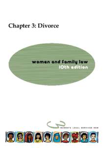 Chapter 3: Divorce  Women and Family Law - 10th edition 3 chapter 3: divorce