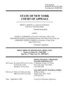 To be argued by KATHLEEN M. SULLIVAN, ESQ. (Time Requested: 30 MINUTES)  ________________________________________________________________________