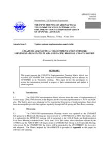 International Civil Aviation Organization  ATNICG/5-WP[removed]Revised)