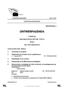 EUROPEES PARLEMENT[removed]Subcommissie mensenrechten