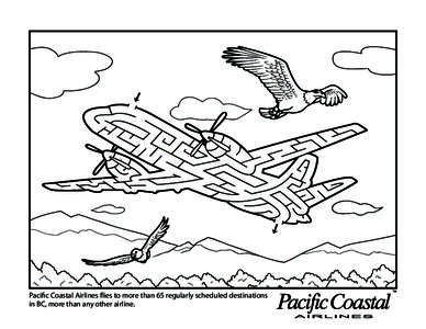Pacific Coastal Airlines flies to more than 65 regularly scheduled destinations in BC, more than any other airline. 