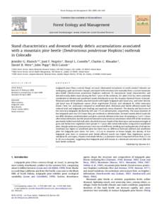 Woodboring beetles / Dendroctonus / Mountain pine beetle / Lodgepole Pine / Bark beetle / Silviculture / Ecology of the Sierra Nevada / Pinus ponderosa / Pine / Flora of the United States / Curculionidae / Flora