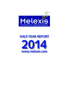 HALF-YEAR REPORT[removed]www.melexis.com