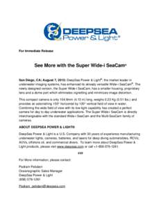 Microsoft Word - Super_Wide-i_SeaCam_8-2-13.docx