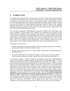 United States Army Corps of Engineers / United States Department of Defense / New York State Department of Environmental Conservation / Wetland / Clean Water Act / Endangered Species Act / Jamaica Bay / Title 16 of the United States Code / Stormwater / Environment / Geography of New York / Earth