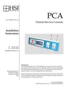 Installation Instruction for Axiom Headwall  [Doc  AX02]