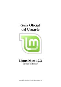 Guía Oficial del Usuario Linux Mint 17.3 Cinnamon Edition