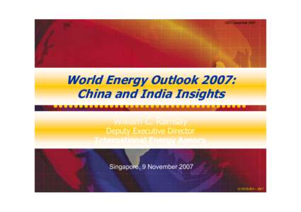 International Energy Agency / World energy consumption / World Energy Outlook / Energy policy / Energy economics / Energy