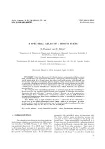 Serb. Astron. J. } [removed]), [removed]UDC 524.3–355.3 Professional paper  DOI: [removed]SAJ1488075P