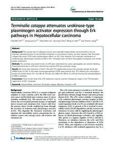 Transcription factors / Serine protease inhibitors / Urokinase / NF-κB / Plasminogen activator inhibitor-1 / Metastasis / Hepatocellular carcinoma / Myc / Plasminogen activator inhibitor-2 / Medicine / Biology / Oncology