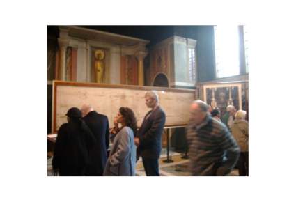 Shroud Exhibit at Westminster Cathedral