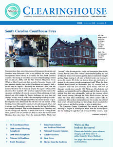 CLEARINGHOUSE  NATIONAL ARCHIVES NEWS National Association of Government Archives &  Records Administrators • www.nagara.org