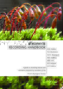 Chapter  BRYOPHYTE RECORDING HANDBOOK  C.D. Preston