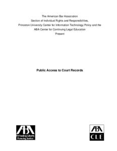 Public Access to Court Records