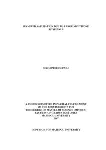 Radio electronics / Sis / Sensors / Electronic mixer / Saturation / Superconducting tunnel junction / Heterodyne / Thai alphabet / Superheterodyne receiver / Physics / Electromagnetism / Electronics