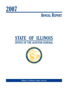 2007  ANNUAL REPORT STATE OF ILLINOIS