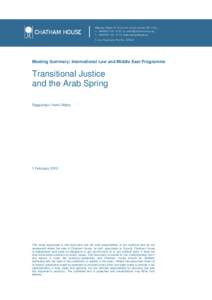 Humanities / Libya / Memorialization / Truth-seeking / Arab Spring / Muammar Gaddafi / International Criminal Court / Reparations / International reactions to the 2011 Libyan civil war / Human rights / Transitional justice / Politics