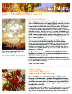 the Published by THE IRVINE MUSEUM Palette  | Autumn 2012