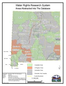 Water Rights Research System  Areas Abstracted Into The Database Red River Clayton