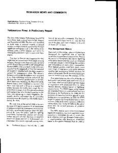 Wildfires / Systems ecology / Natural disasters / Forestry / Forest ecology / Yellowstone fires / Fire ecology / Yellowstone National Park / B&B Complex Fires / Fire / Ecological succession / Occupational safety and health