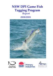 NSW DPI Game Fish Tagging Program Report[removed]