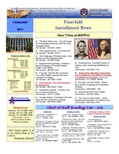 Fairchild Installment News FEBRUARY 2011