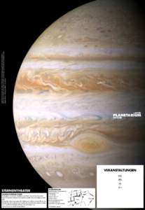 Titelbild: 2016 wird ein besonderes Jahr für Jupiter: Im März befindet er sich in bester Beobachtungsposition und ist die ganze Nacht über am Himmel zu sehen. Im Juli wird er von der Raumsonde ‚Juno‘ besucht. Sie 