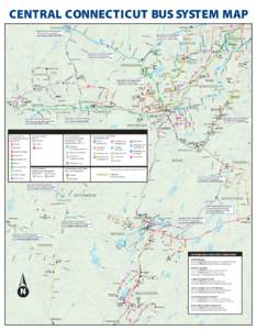 CENTRAL CONNECTICUT BUS SYSTEM MAP  Bristol Local Ha